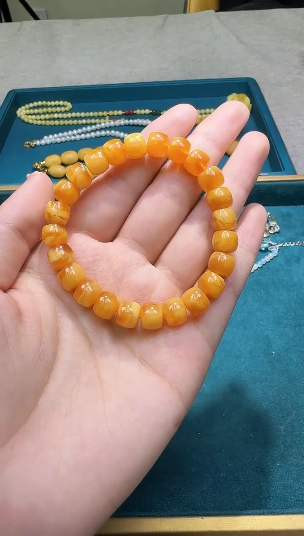 手链琥珀未镶嵌多样性发一件 343