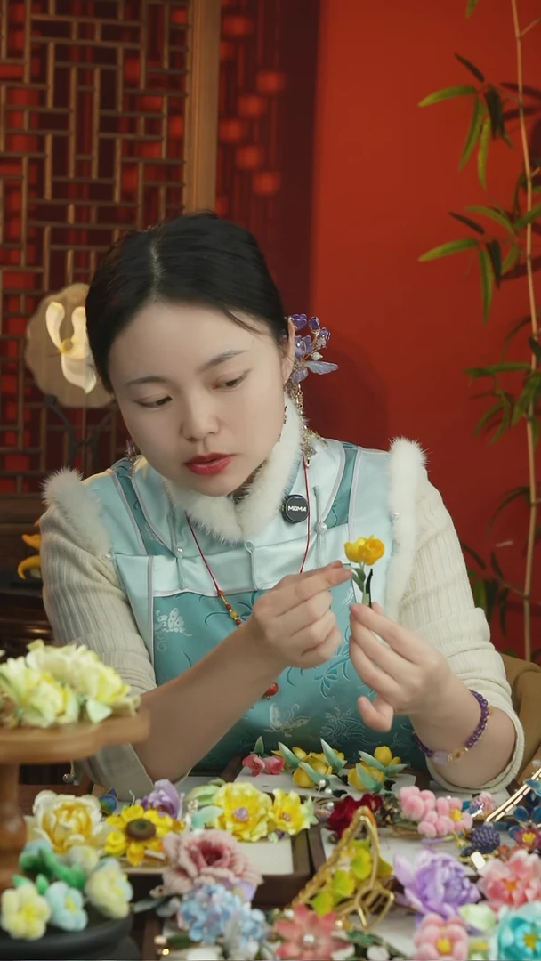 刺绣闪购纯手工非遗国风饰品