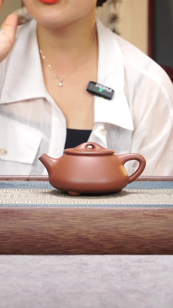 茶壶紫砂紫泥景舟石瓢