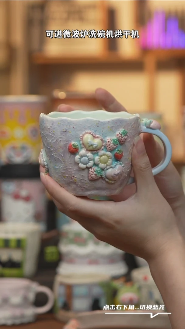 摆件A1504设计师原创手绘陶瓷