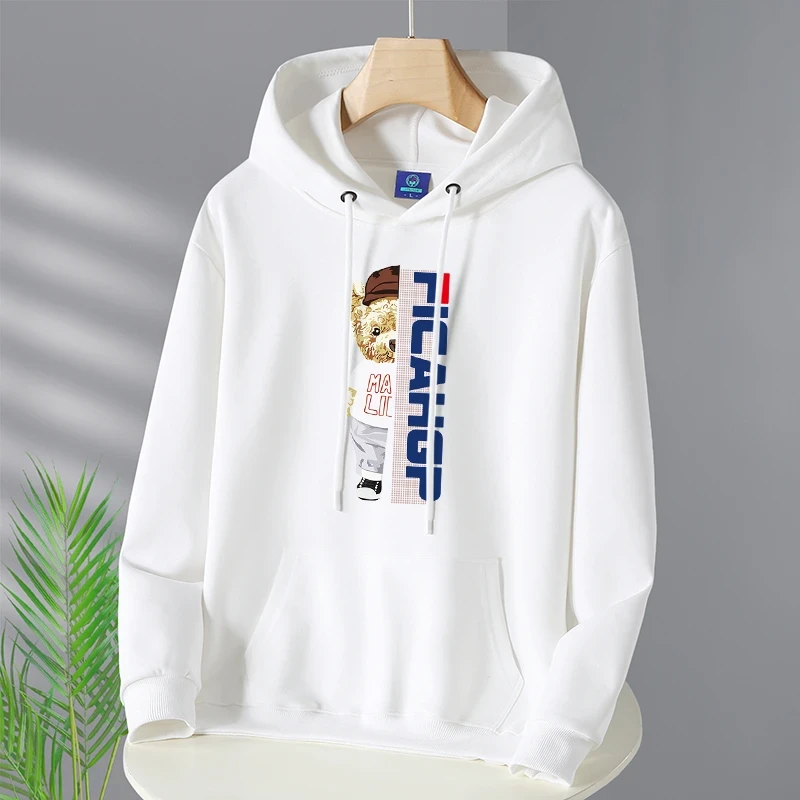 秋冬季男女连帽卫衣加厚百搭潮流套头情侣装休闲时尚打底衫男生男