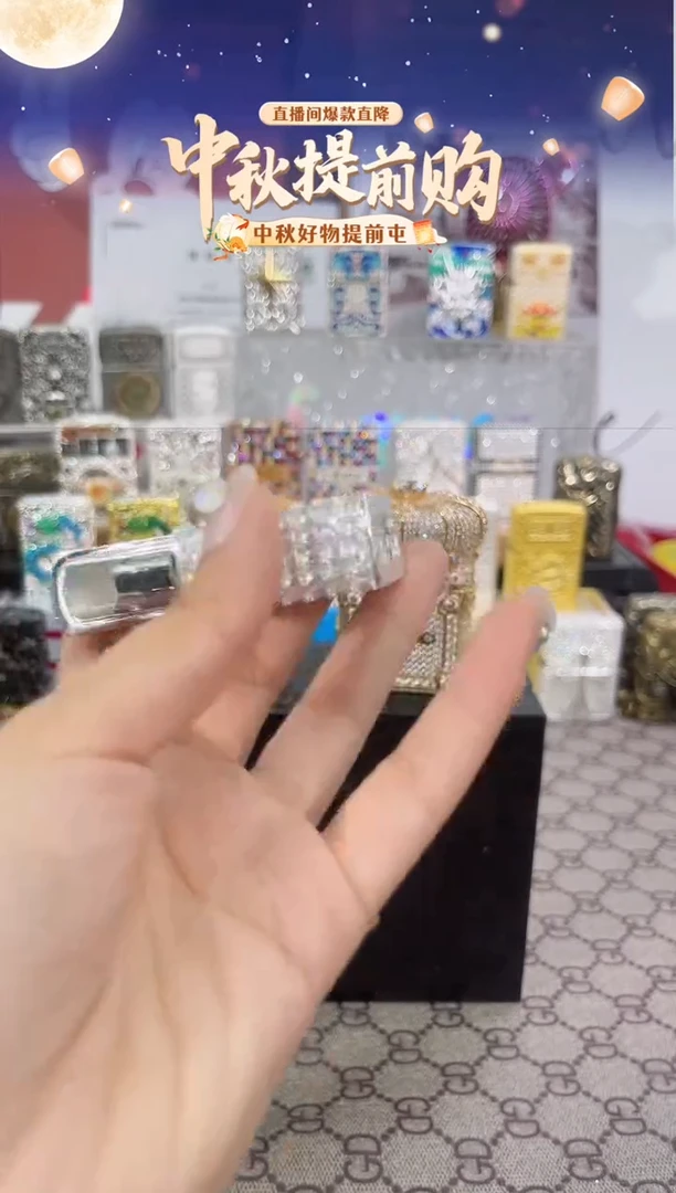 镜面满钻星辰zippo