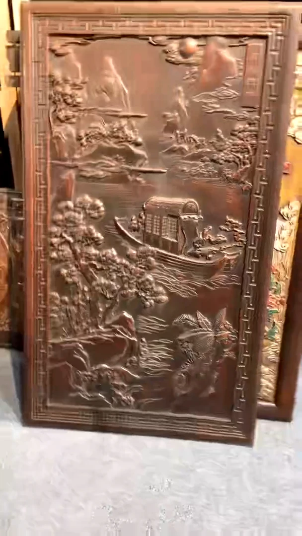 【闪购商品】木A718紫檀雕刻一物一拍直播间为准