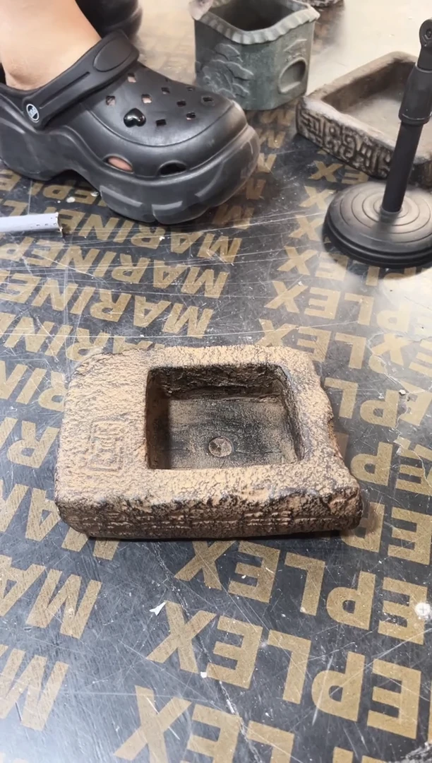 陶土丨一叶菩提汉砖盆