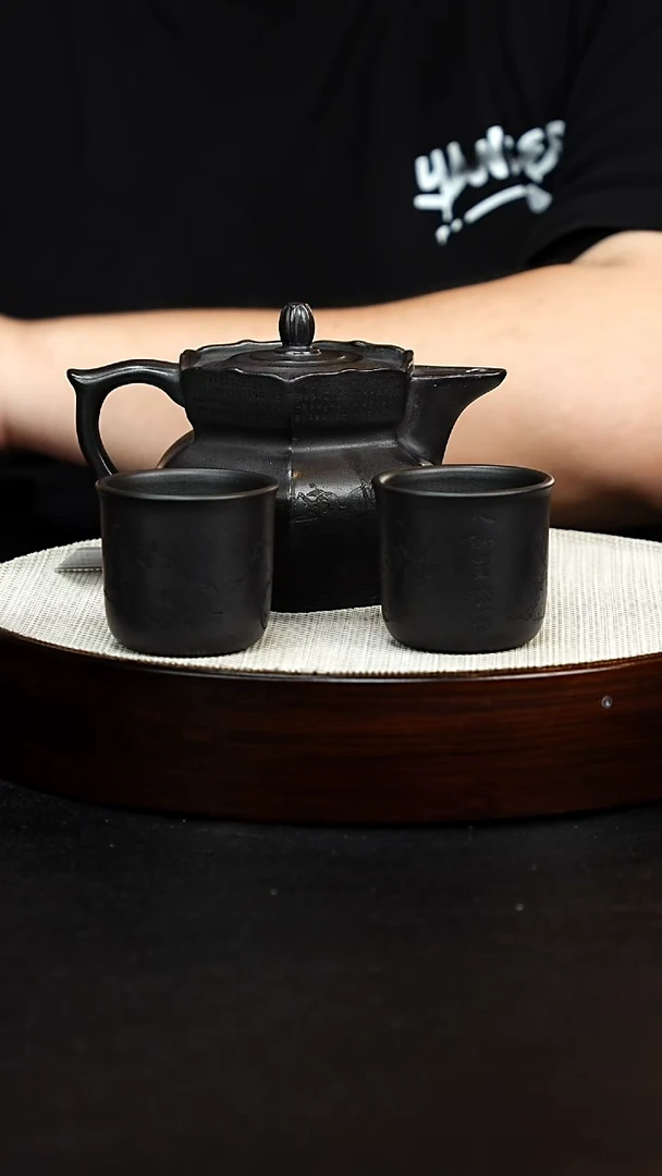 茶壶紫砂宜兴原矿手工紫砂 僧帽 石黄