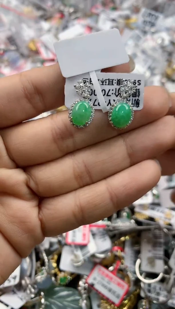 银S925镶嵌戒指翡翠131313--- 4