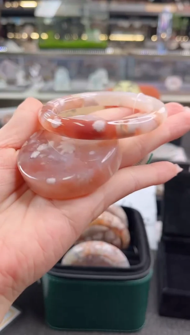 未镶嵌手镯石英质玉55圈口（赠品镯心）6114237