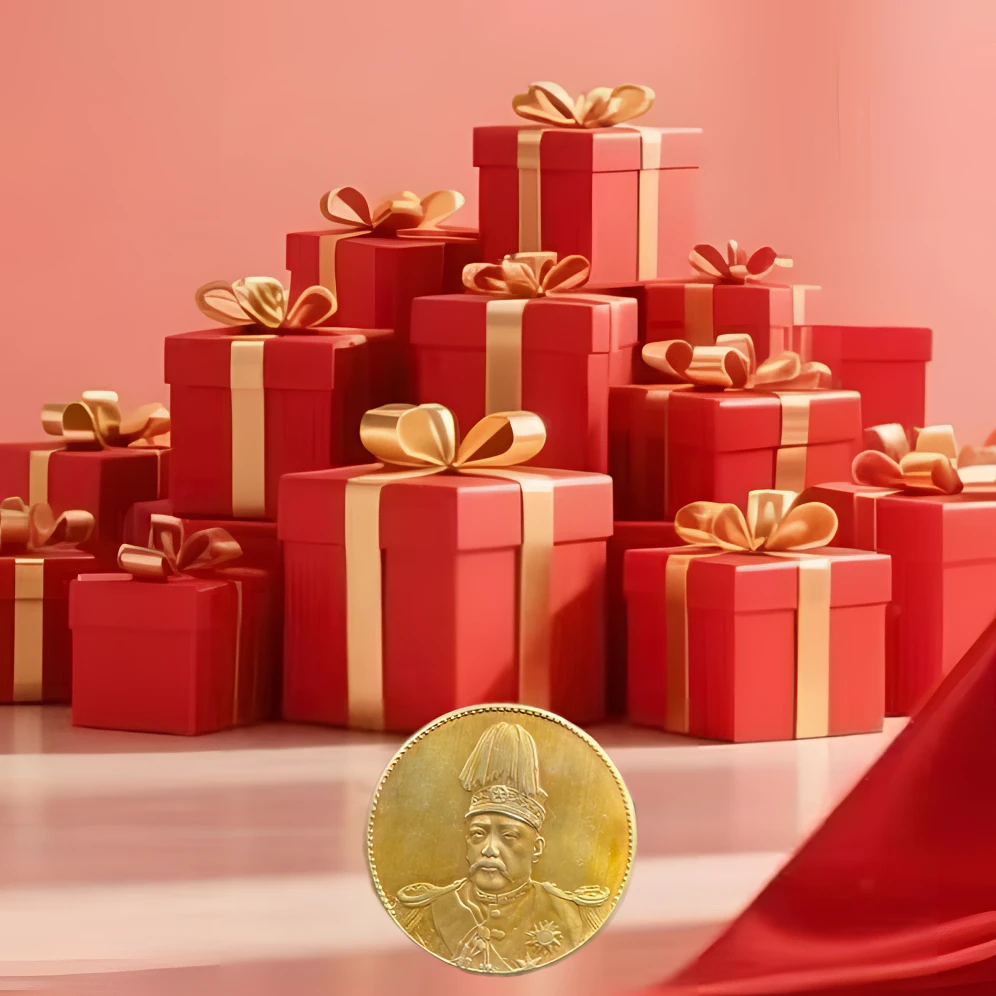 典雅级原创春节风格惊喜礼盒搭配精品挂件H009