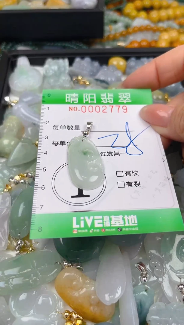 翡翠未镶嵌颈饰闪购0002779