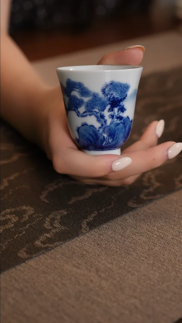 【青遇之境】迎客松铃铛杯