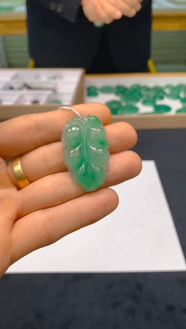 【闪购商品】石英质玉颈饰未镶嵌冰美人非洲翠73