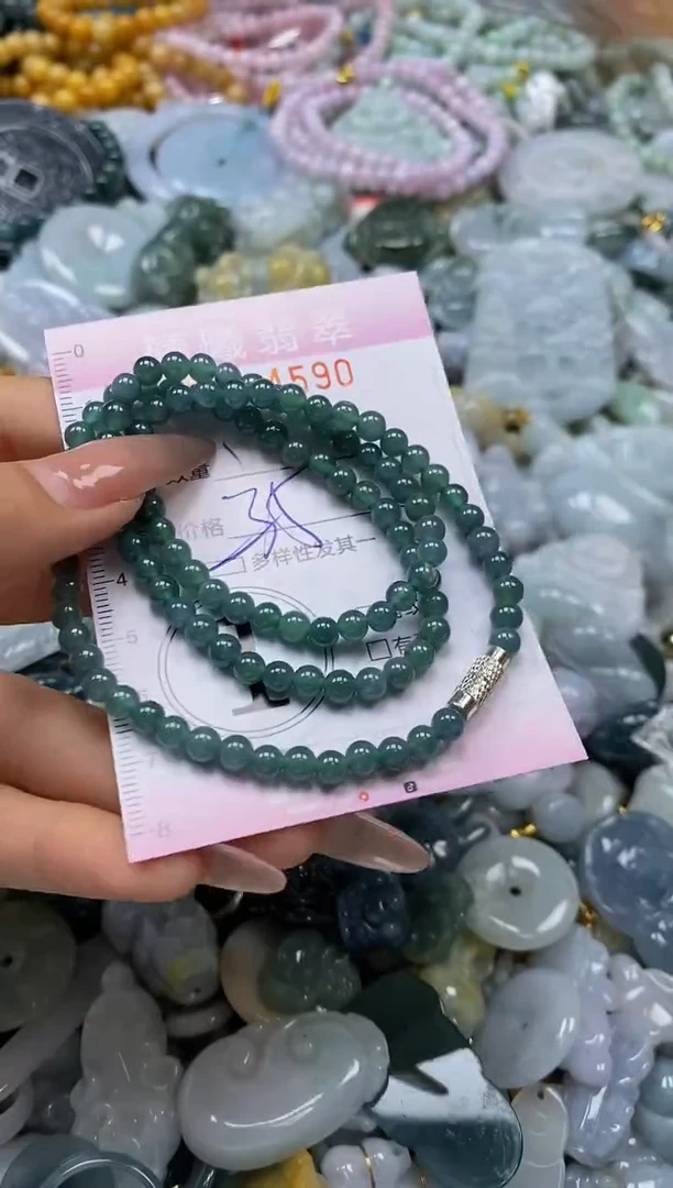翡翠未镶嵌颈饰闪购0014590多样性发其一