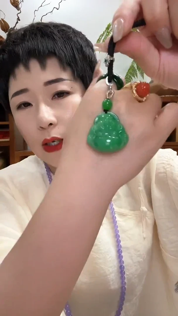 翡翠合金吊坠(赠链)733