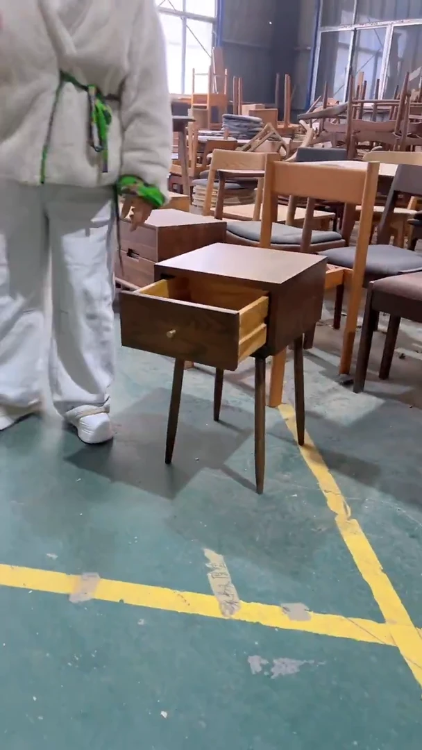 木特价处理橡木胡桃色床头柜单个处理