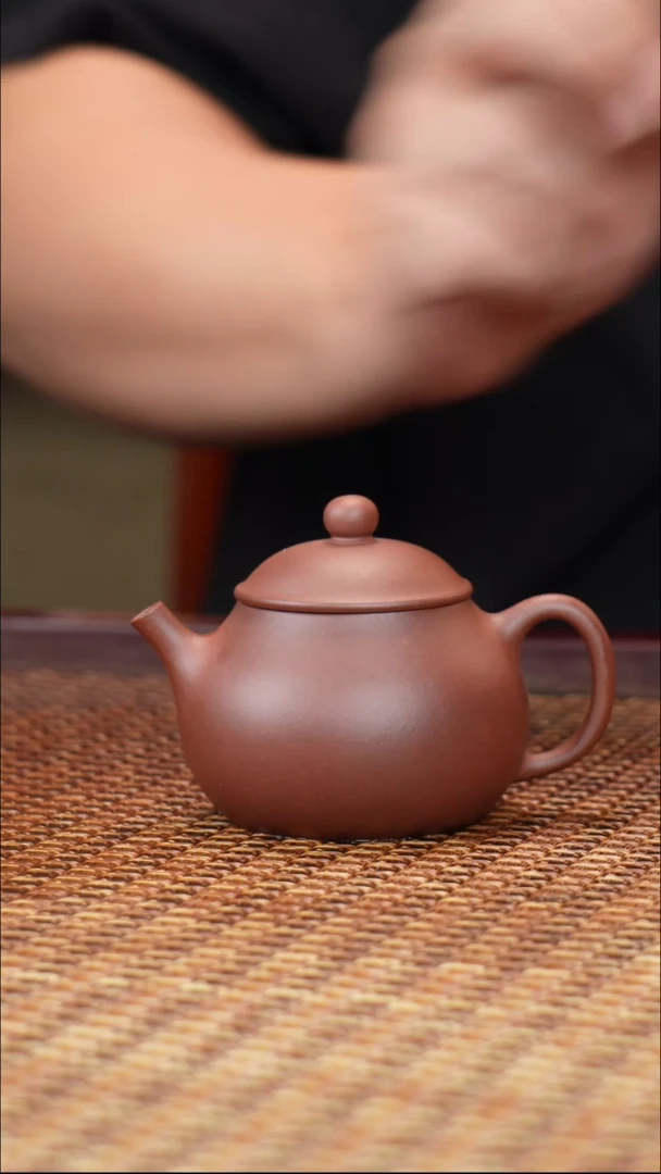 茶壶紫砂汀禾紫砂底槽清梨形