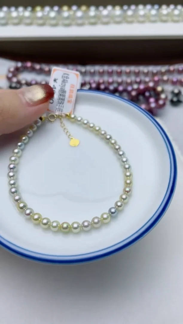 【闪购商品】海水珍珠手链未镶嵌W9
