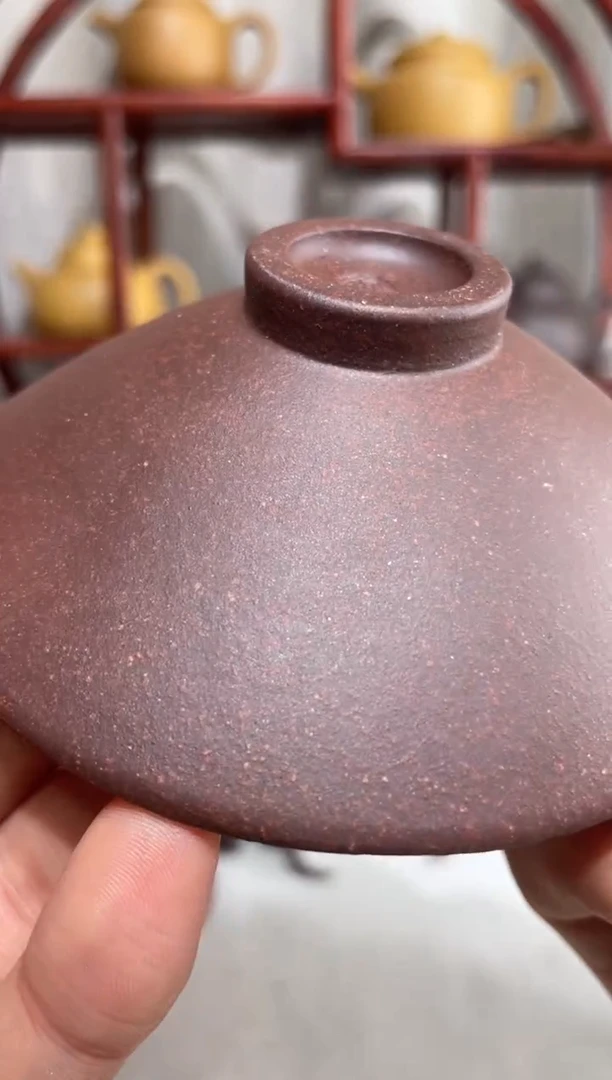 【闪购商品】紫砂茶壶微瑕台西底槽青斗笠杯