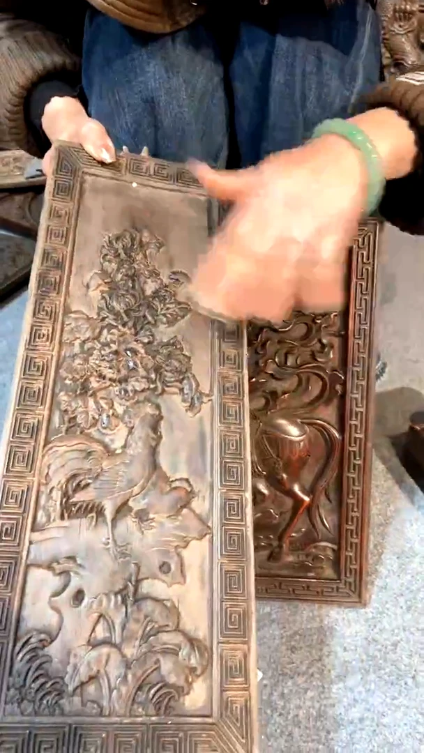 【闪购商品】木A紫檀雕刻一物一拍以直播间为准