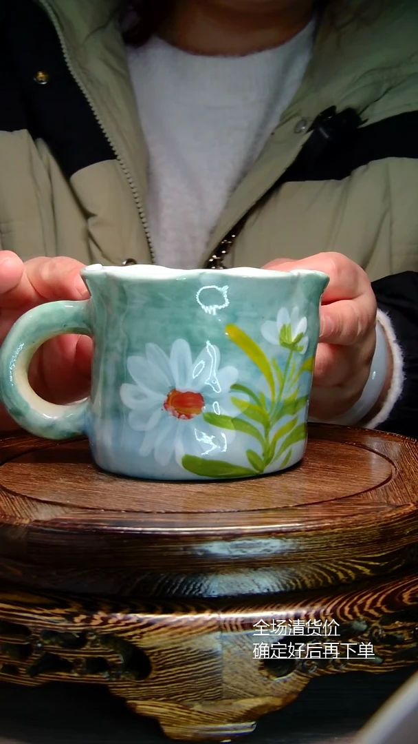 【闪购商品】杯子纯手工手绘杯子景德镇