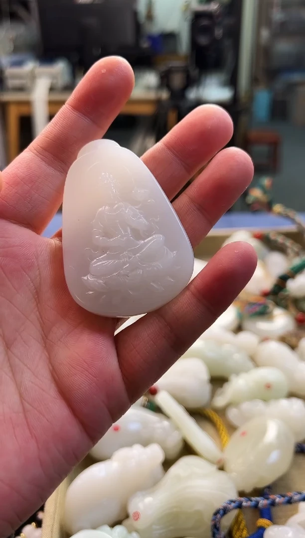 未镶嵌和田玉挂件沼**具挂件