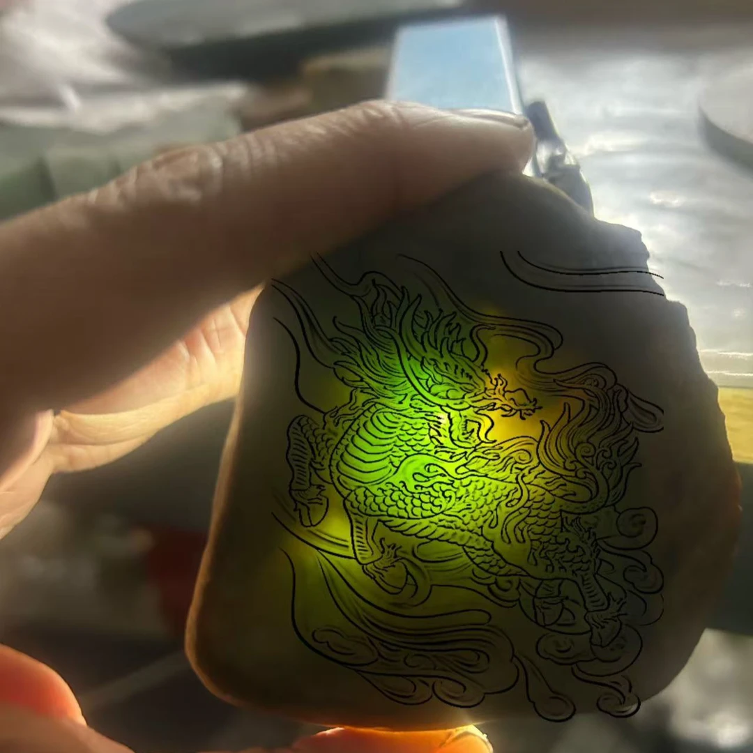 麒麟天然翡翠A货包工包料0114021