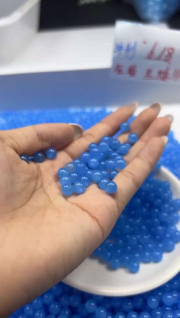 玛瑙/玉髓颈饰未镶嵌w415海蓝宝玛瑙6mm*40