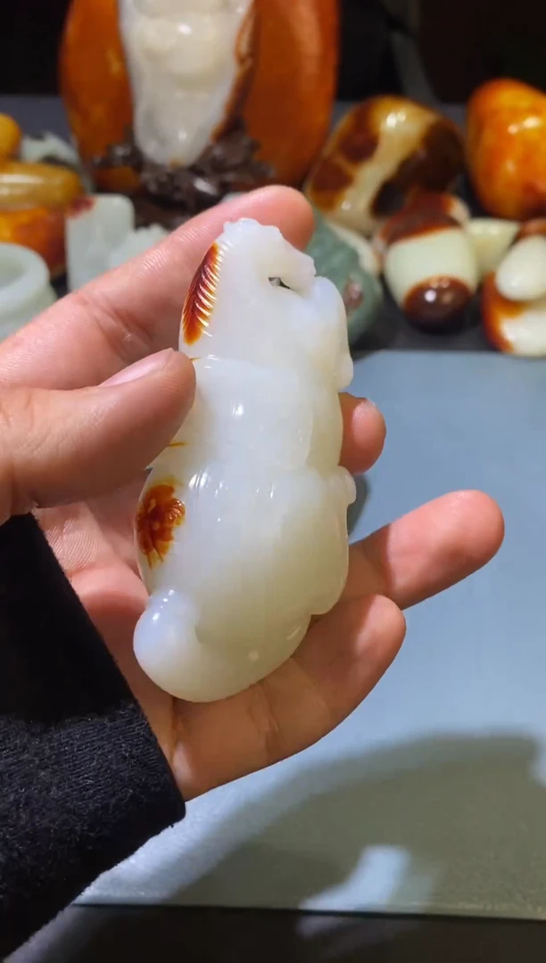 未镶嵌和田玉把件雪****…和田玉