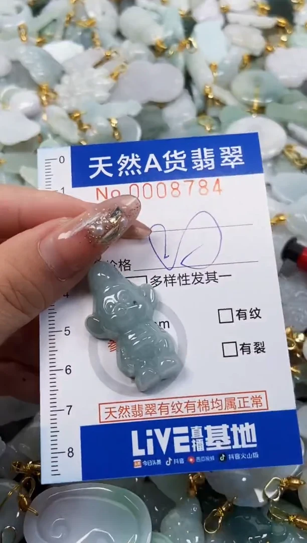 翡翠未镶嵌颈饰天然A货翡翠