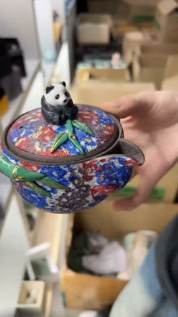 龙泉云间青瓷小米茶器