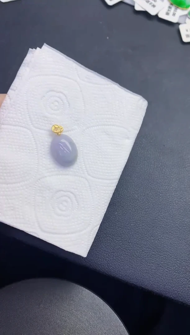 颈饰未镶嵌翡翠缅甸天然翡翠A货