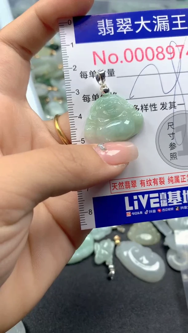 颈饰未镶嵌翡翠8974