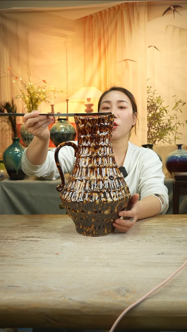 高35口12陶瓷花瓶花器景德镇