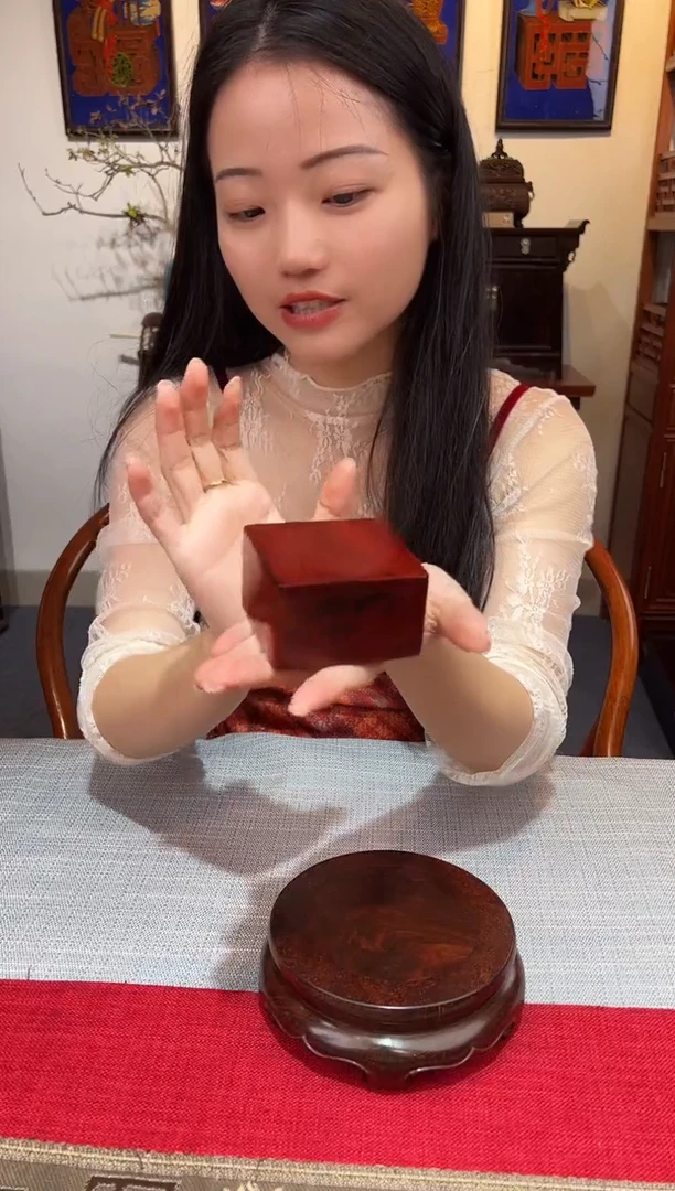 紫檀木类成套家具抽拉盒  一木挖  一物一拍