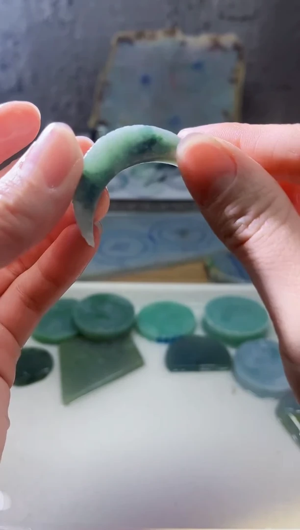 裸石翡翠天然翡翠A货石 南 933