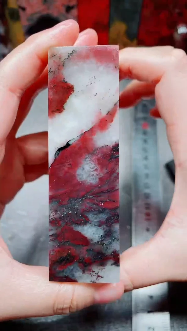 桂林鸡血玉素章3.0左右25