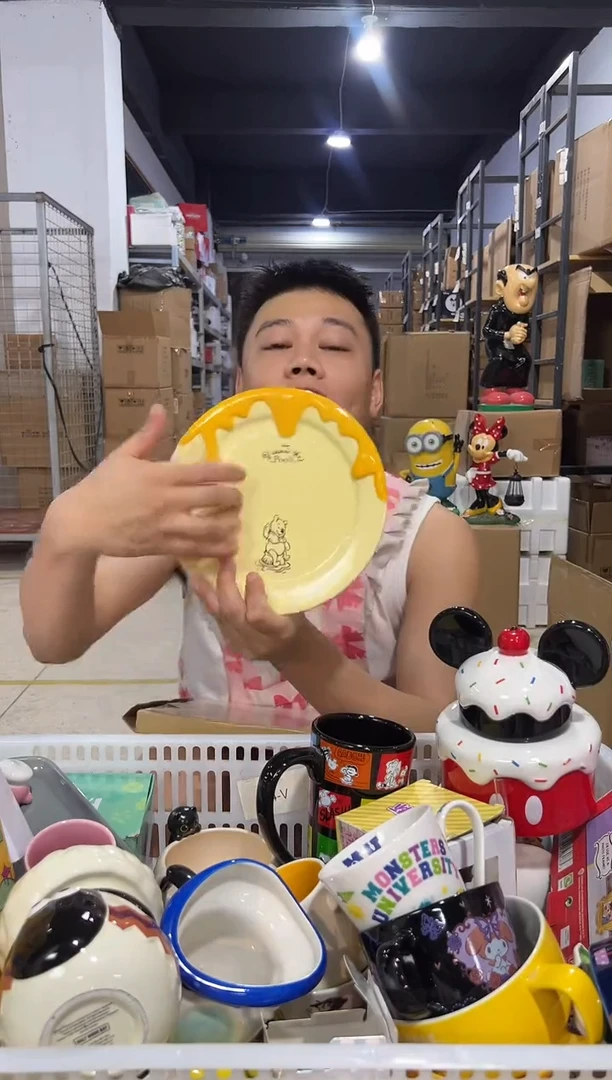 瓷片原盒维尼餐盘