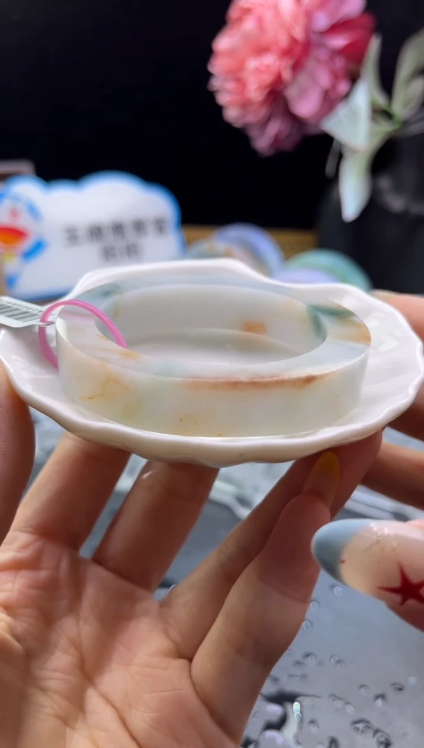 未镶嵌手镯定制翡翠53-57贵妃