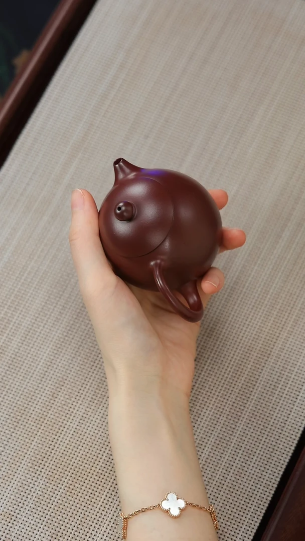 【闪购商品】紫砂茶壶龙血砂 龙蛋 125cc