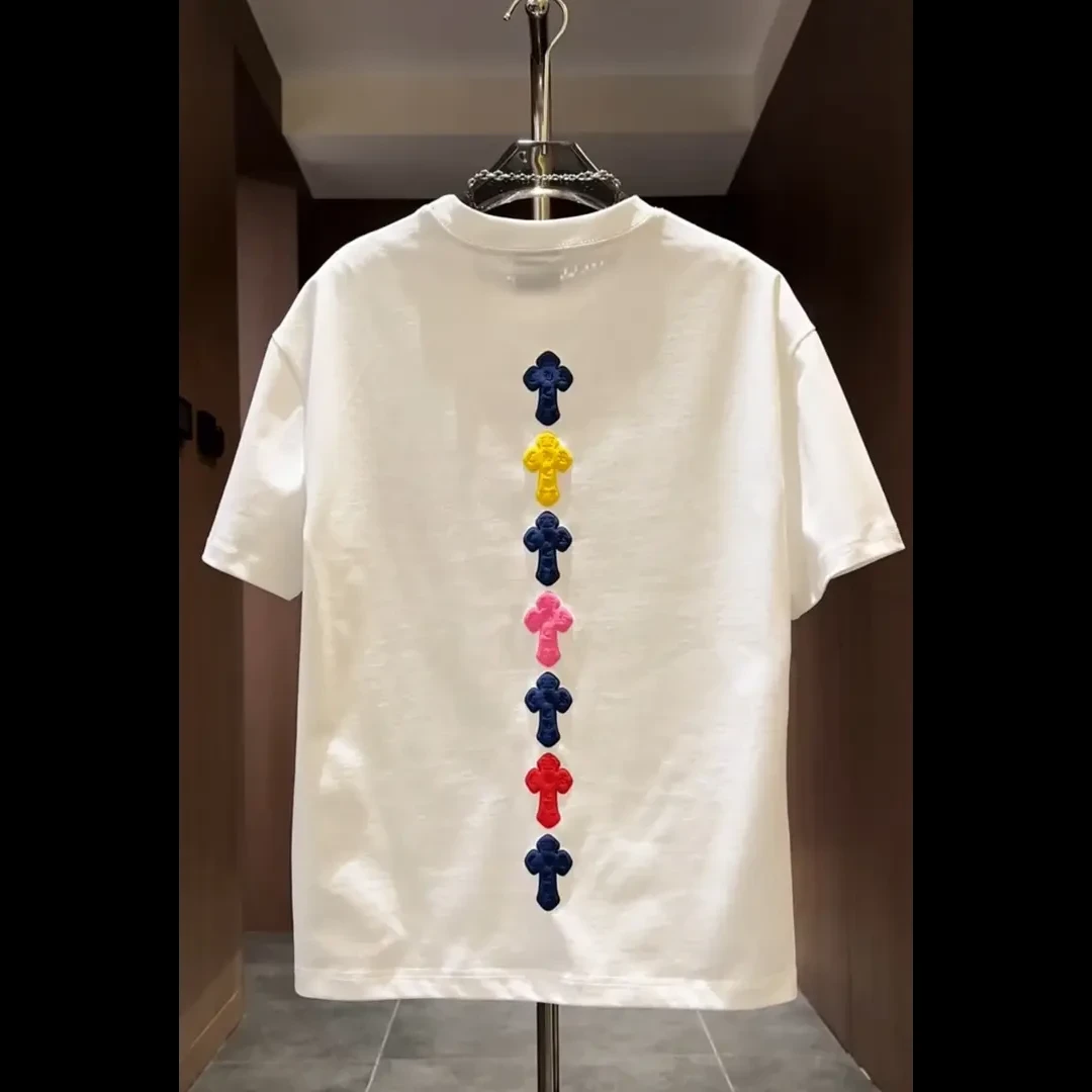 夏季新款美式街头潮流印花重磅纯棉短袖T恤男女款ins潮牌圆领上衣