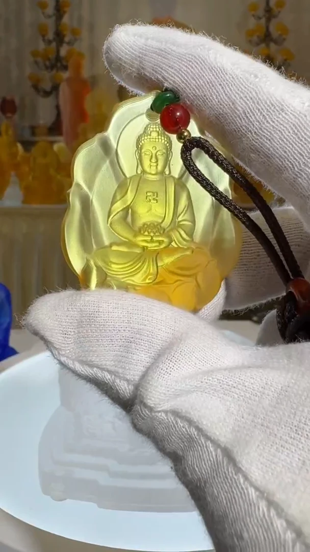 手工艺品琉璃阿弥陀佛    狗和猪 守护神