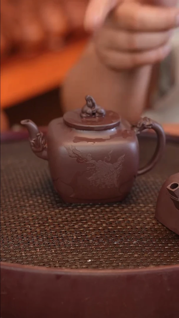 茶壶紫砂原矿手工制作