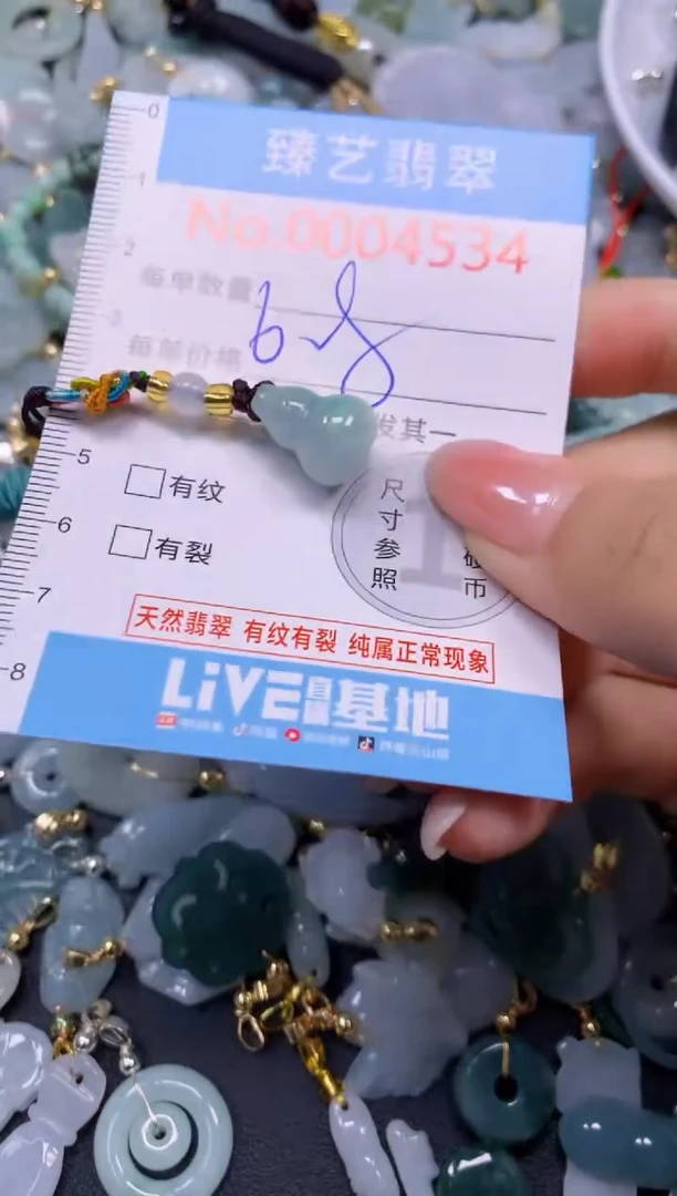 颈饰未镶嵌翡翠4534