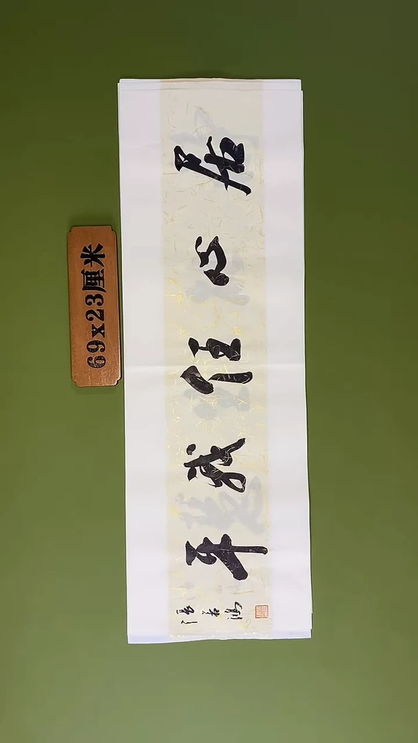 书法书法 张若鸿 尺寸69cm*23cm