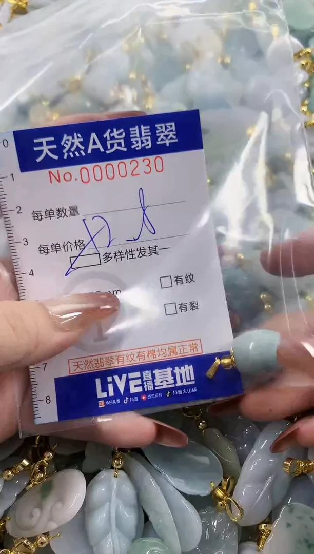 颈饰未镶嵌翡翠天然A货翡翠