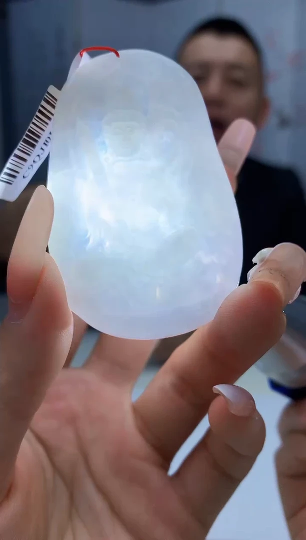 【闪购商品】定制翡翠未镶嵌4812lr-毛货挂件44