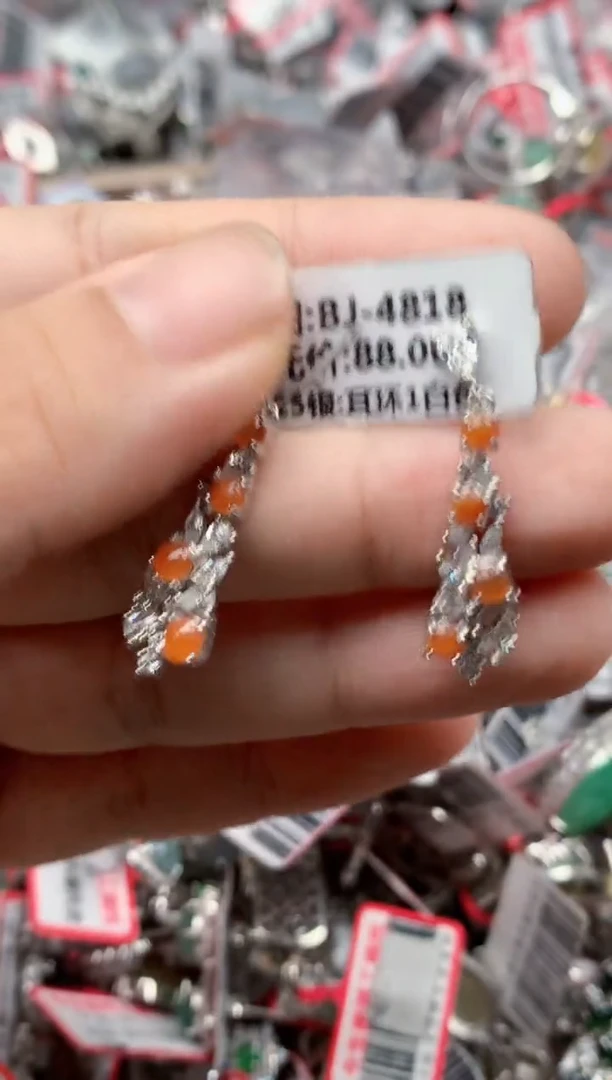 银S925镶嵌戒指翡翠天然A货缅甸翡翠