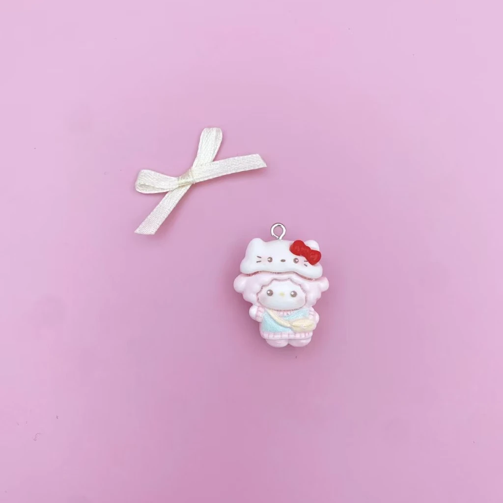 小羊树脂配件diy奶油手机壳手工发夹材料饰品甜心