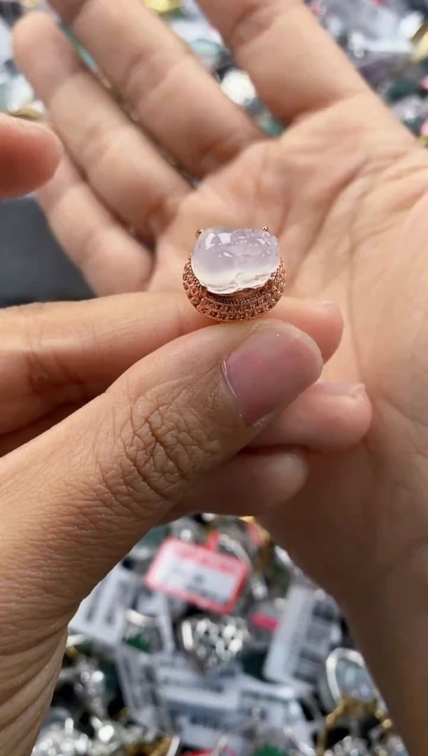未镶嵌戒指翡翠222      8