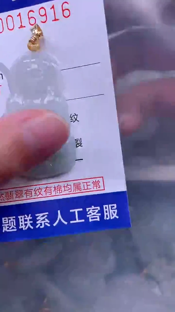 翡翠未镶嵌吊坠(不含链)1