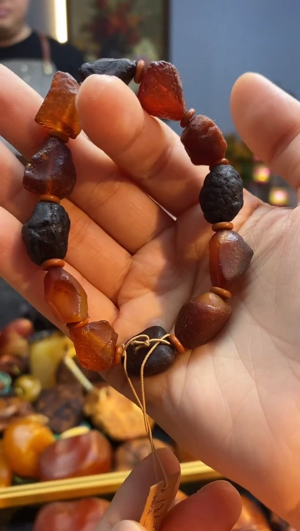 手链琥珀未镶嵌手串